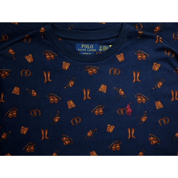 POLO RALPH LAUREN CLASSIC FIT EQUESTRIAN JERSEY T-SHIRT