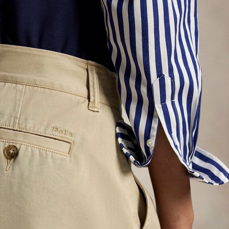 POLO RALPH LAUREN WOMEN COTTON CHINO SHORT