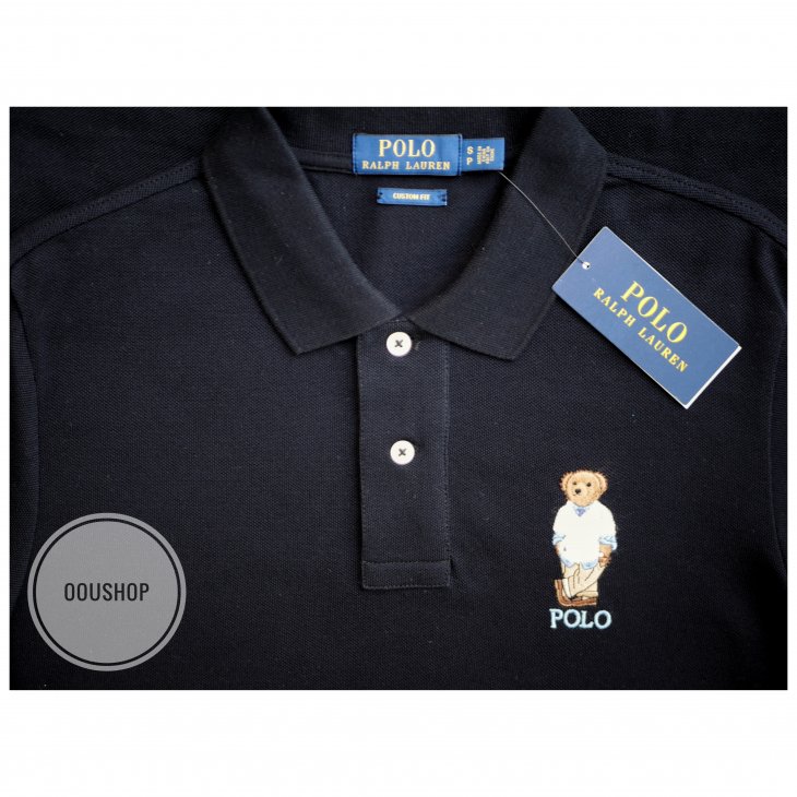 POLO RALPH LAUREN CUSTOM FIT BEAR POLO SHIRT