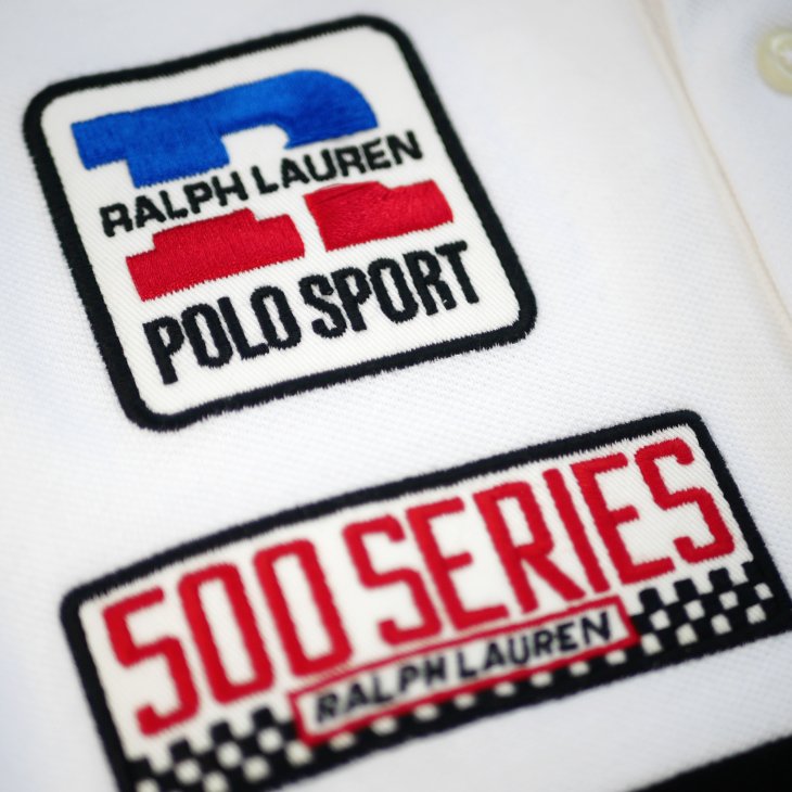 POLO RALPH LAUREN CLASSIC FIT MESH GRAPHIC POLO SHIRT