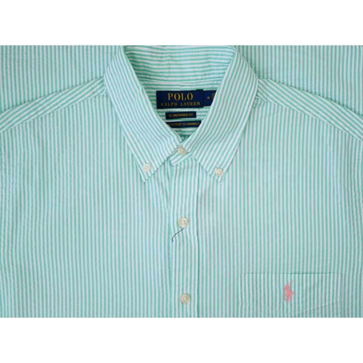 POLO RALPH LAUREN RL PREPSTER CLASSIC FIT SEERSUCKER SHIRT