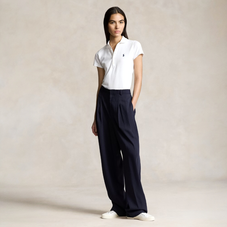 POLO RALPH LAUREN WOMEN SLIM FIT STRETCH POLO SHIRT