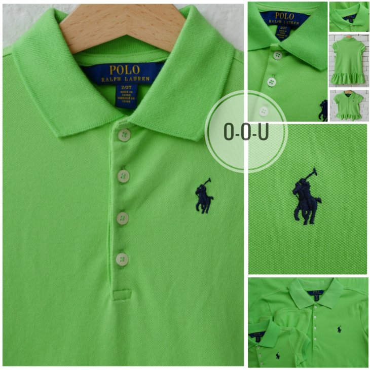 POLO RALPH LAUREN KIDS COTTON MESH POLO DRESS