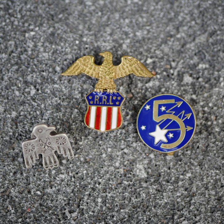 RRL Eagle Pin