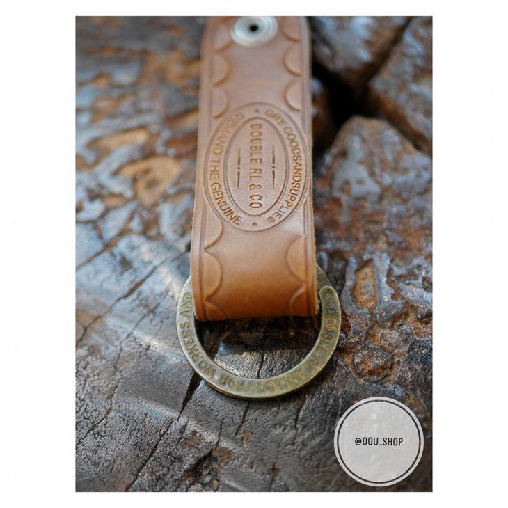 RALPH LAUREN RRL LEATHER KEY FOB