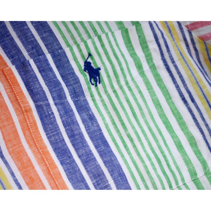 POLO RALPH LAUREN CLASSIC FIT PRINT LINEN CAMP SHIRT