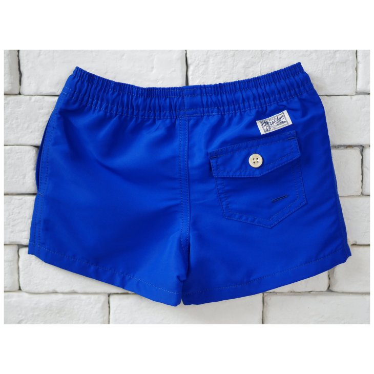 POLO RALPH LAUREN KIDS TRAVELER POLO BEAR SWIM TRUNK