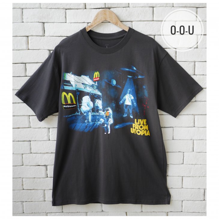TRAVIS SCOTT X MCDONALD'S LIVE FROM UTOPIA T-SHIRT