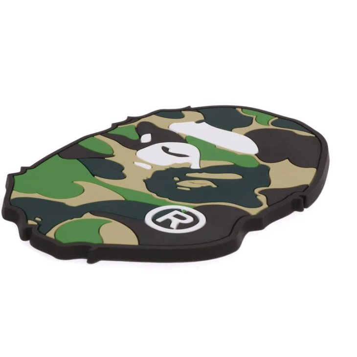 A BATHING APE ABC CAMO APE HEAD RUBBEREN ONDERZETTERS