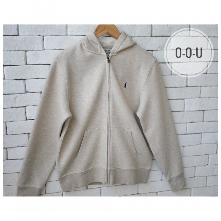 POLO RALPH LAUREN BOYS DOUBLE KNIT FULL ZIP HOODIE