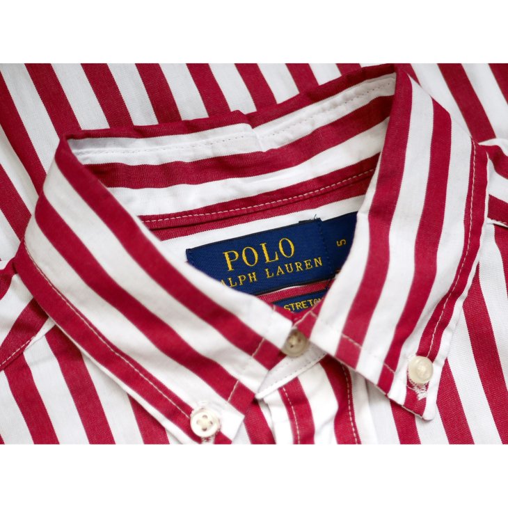POLO RALPH LAUREN KIDS STRIPED COTTON POPLIN SHIRT