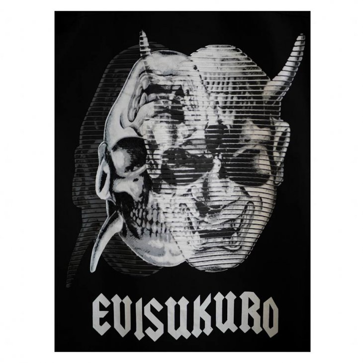 EVISUKURO Hannya Skull Graphic Backprint shirt