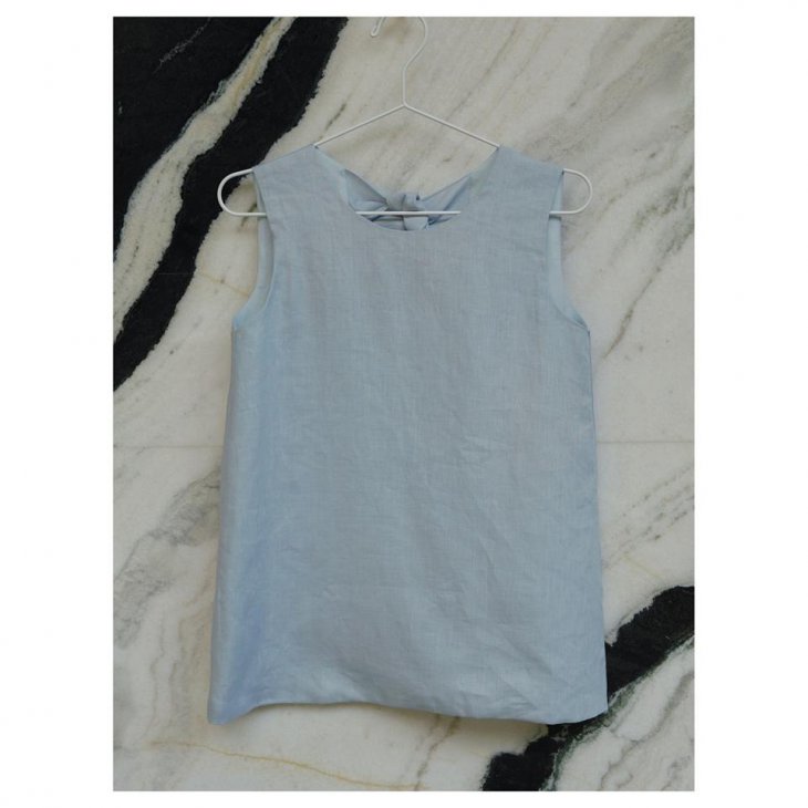 Sleeveless Tie Bow