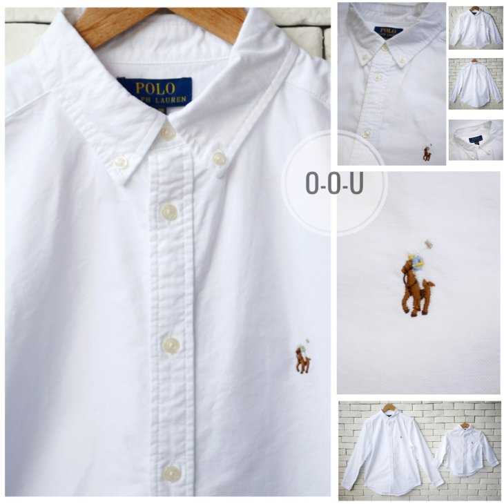 POLO RALPH LAUREN BOYS COTTON OXFORD SHIRT
