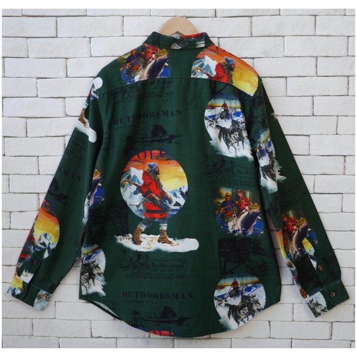 ️POLO RALPH LAUREN CLASSIC FIT CHAMOIS GRAPHIC WORKSHIRT