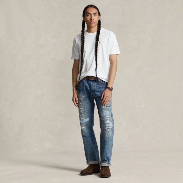 POLO RALPH LAUREN CUSTOM SLIM FIT COTTON T-SHIRT
