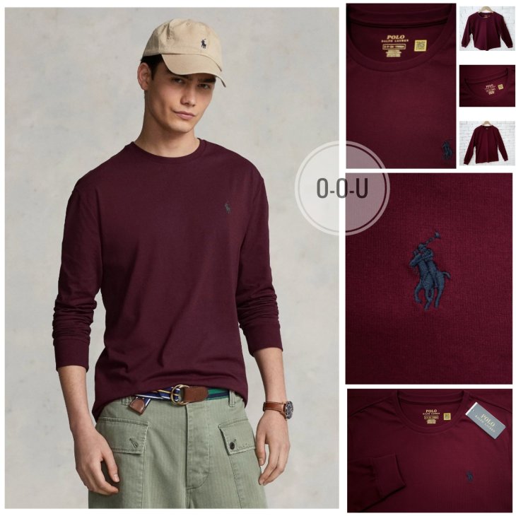 POLO RALPH LAUREN JERSEY LONG-SLEEVE T-SHIRT-ALL FITS