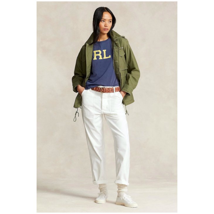 POLO RALPH LAUREN WOMEN LOGO COTTON TEE