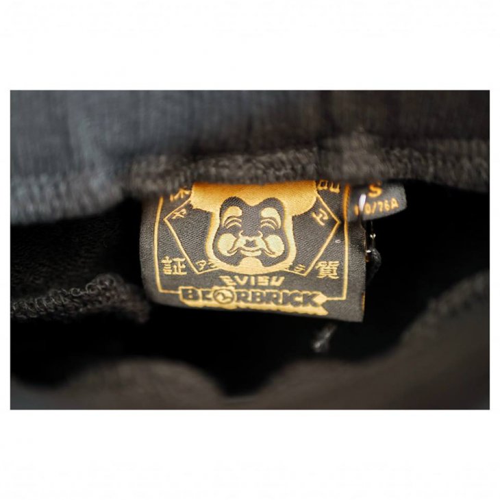 EVISU X BE@RBRICK GLITTERING TOY BEAR MODEL SWEATPANTS