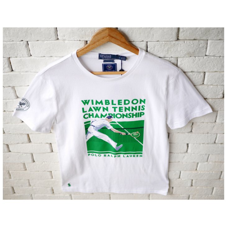 POLO RALPH LAUREN X WIMBLEDON TENNIS PLAYER T-SHIRT