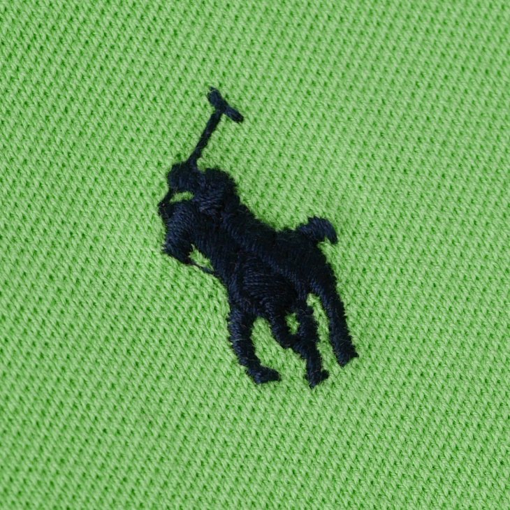 POLO RALPH LAUREN GIRLS COTTON STRETCH MESH POLO DRESS
