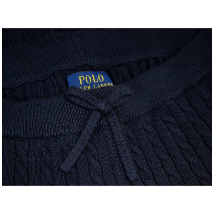 POLO RALPH LAUREN GIRLS MINI CABLE COTTON JOGGER PANT