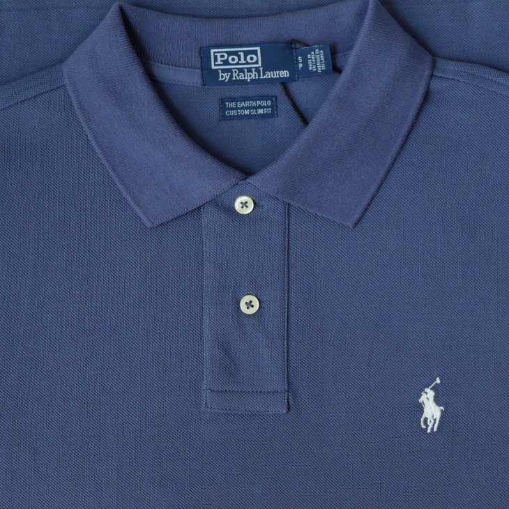 POLO RALPH LAUREN THE EARTH CUSTOM SLIM FIT POLO SHIRT