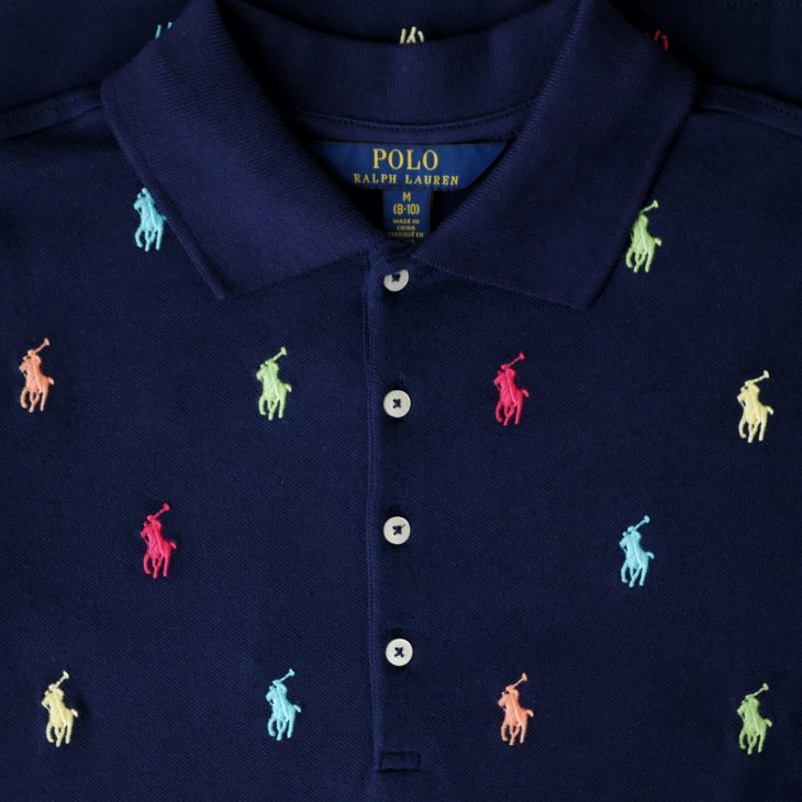 POLO RALPH LAUREN GIRLS POLO PONY STRETCH MESH POLO DRESS