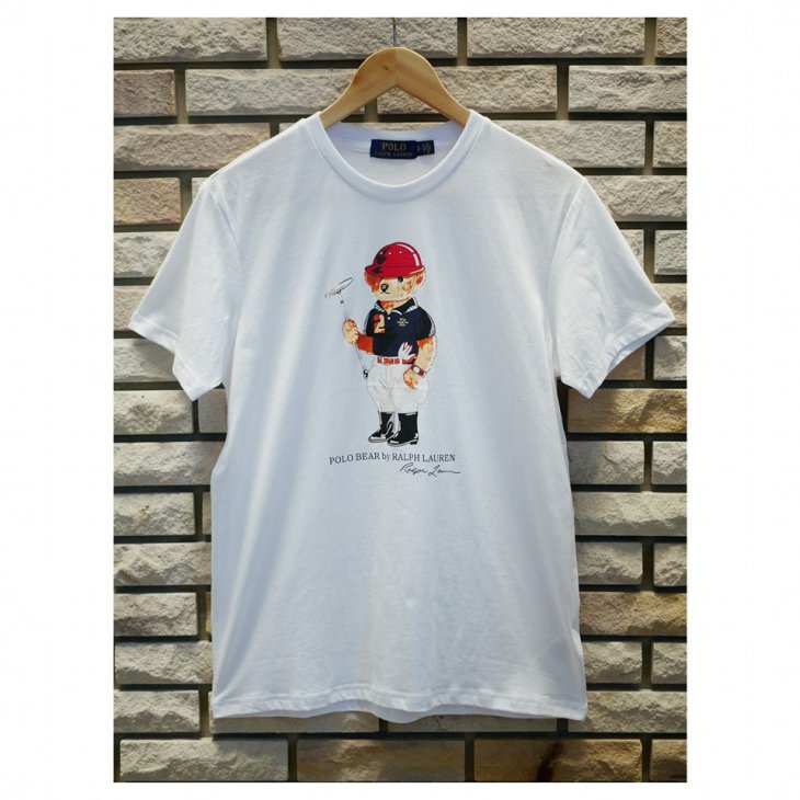 POLO RALPH LAUREN  BEAR COTTON T-SHIRT
