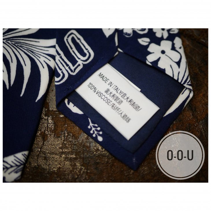 POLO RALPH LAUREN TROPICAL BEAR NARROW TIE