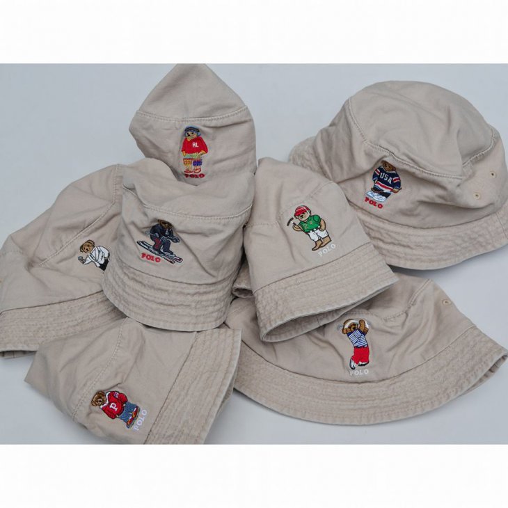 POLO RALPH LAUREN BEAR BUCKET HAT