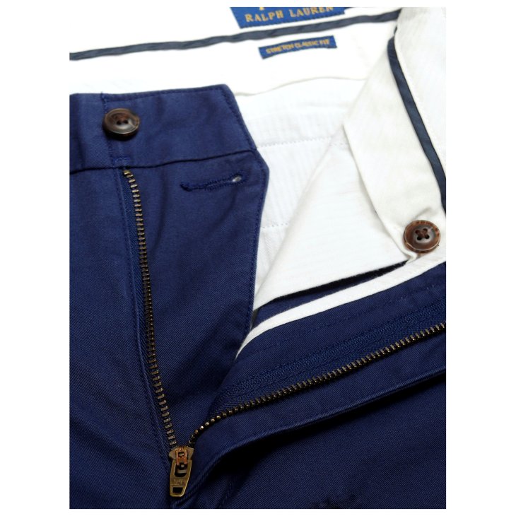 POLO RALPH LAUREN STRAIGHT EMBROIDERED CHINO SHORT