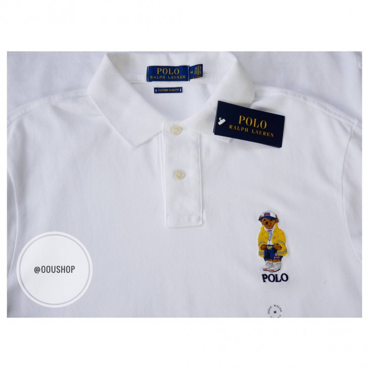 POLO RALPH LAUREN CUSTOM SLIM FIT BEAR POLO