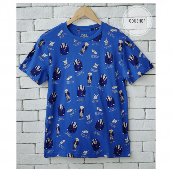 POLO RALPH LAUREN POLO BEAR BOYS COTTON JERSEY TEE