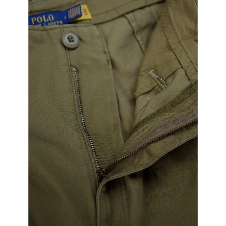 POLO RALPH LAUREN WOMEN BELTED TWILL TAPERED CROP PANT