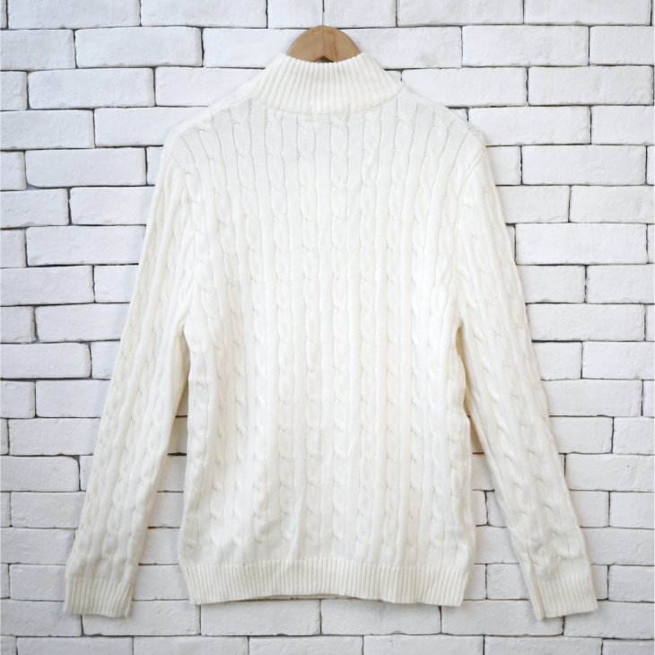 POLO RALPH LAUREN CABLE-KNIT WOOL-CASHMERE JUMPER