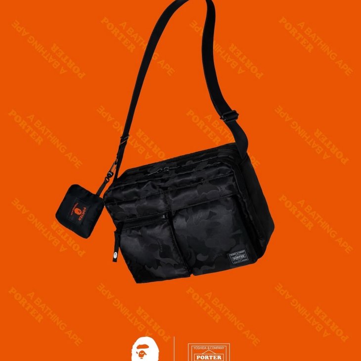 A BATHING APE x PORTER SHOULDER BAG