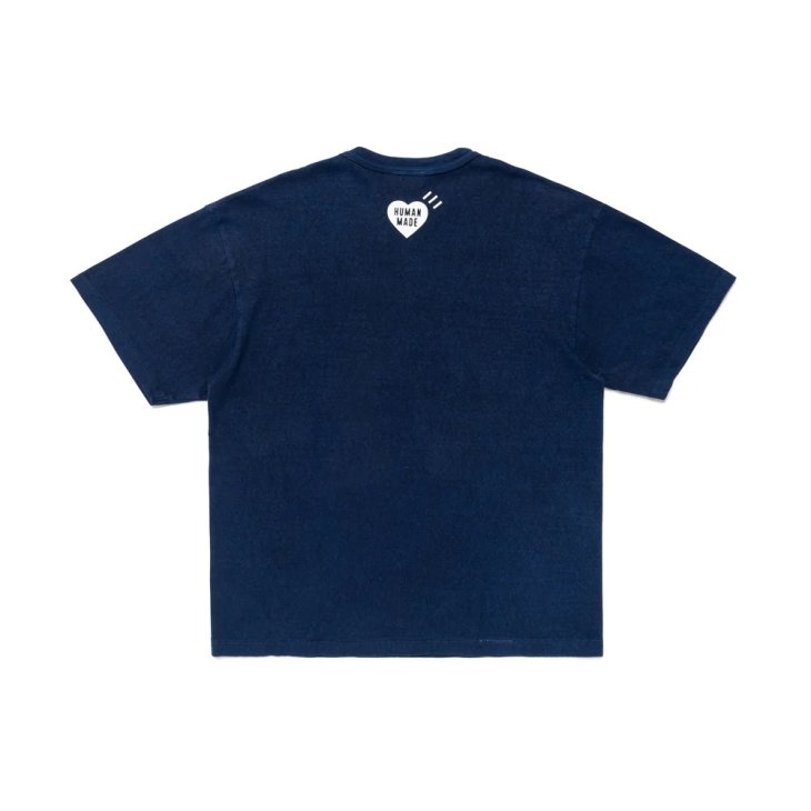 HUMAN MADE INDIGO DYED T-SHIRT