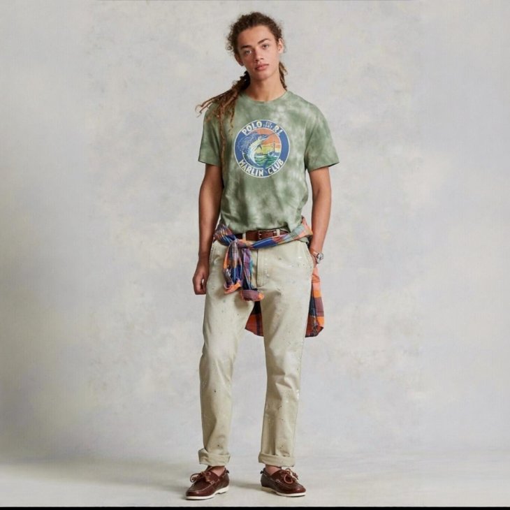 POLO RALPH LAUREN CLASSIC FIT GRAPHIC JERSEY T-SHIRT