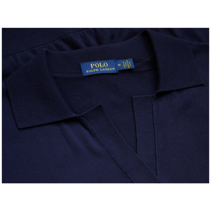 POLO RALPH LAUREN WOMEN SHRUNKEN FIT TERRY POLO SHIRT