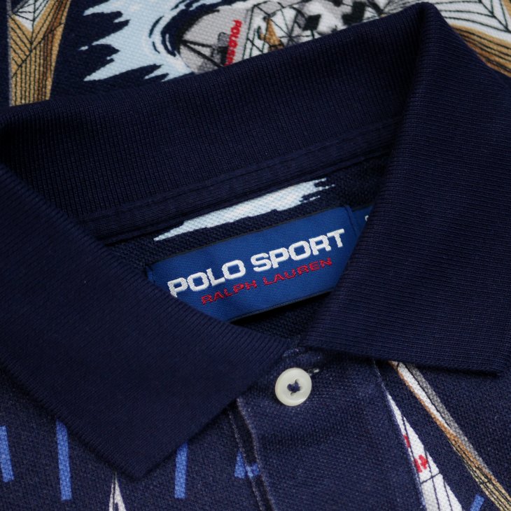 POLO RALPH LAUREN CLASSIC FIT NAUTICAL MESH POLO SHIRT