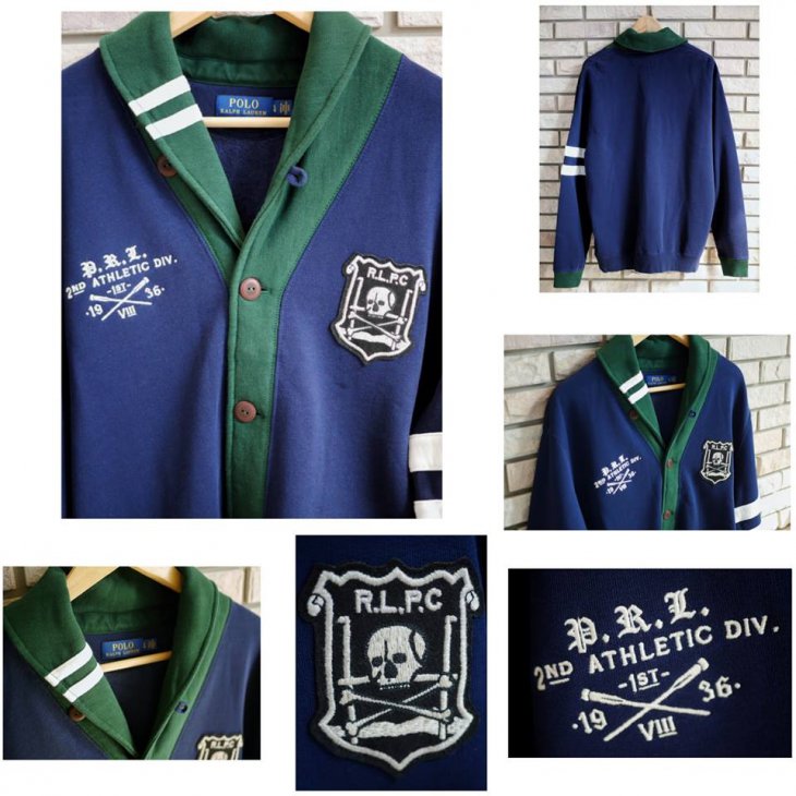 RALPH LAUREN UNISEX CUSTOM CARDIGAN