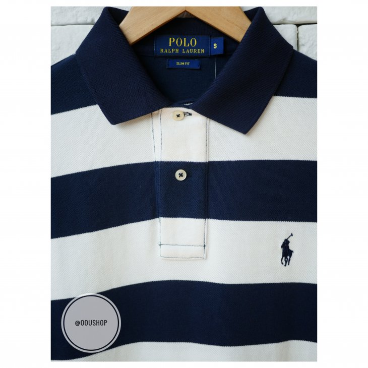POLO RALPH LAUREN SLIM FIT STRIPED PERFORMANCE POLO