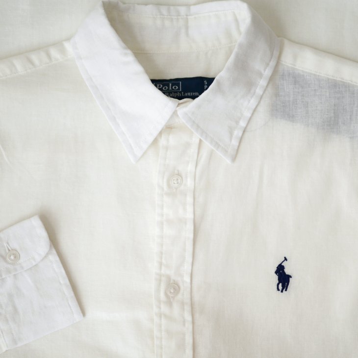 POLO RALPH LAUREN WOMEN CLASSIC FIT LINEN SHIRT