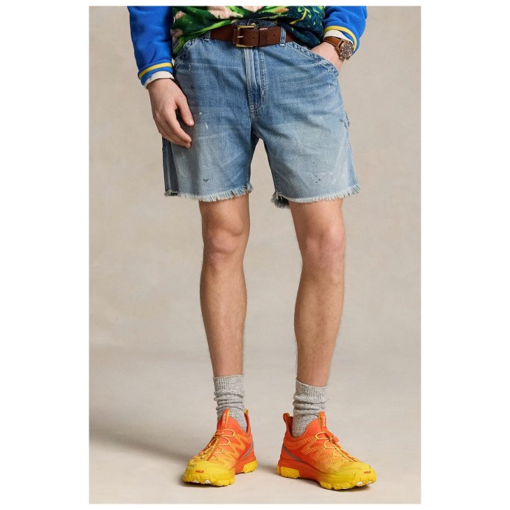 POLO RALPH LAUREN 16.5CM RELAXED FIT CUT-OFF DENIM SHORT