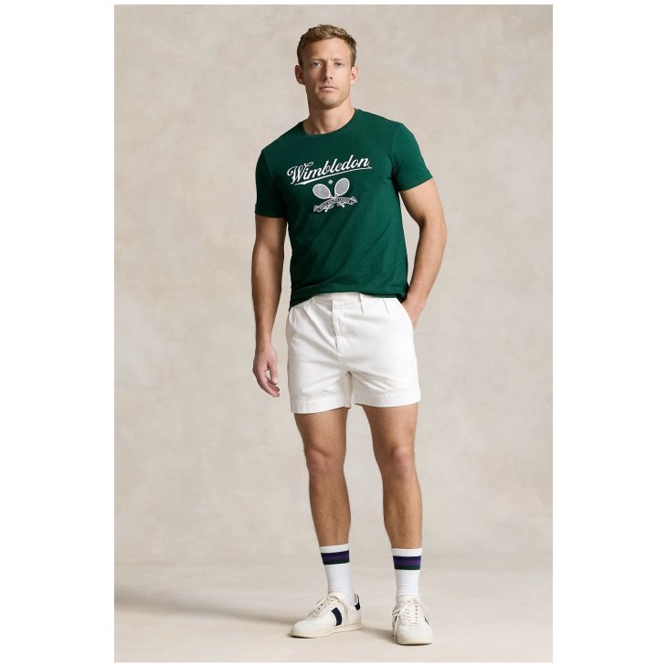POLO RALPH LAUREN WIMBLEDON CUSTOM SLIM FIT T-SHIRT