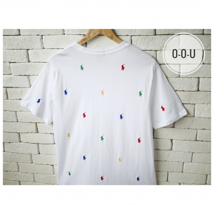 POLO RALPH LAUREN BOYS ALL-OVER POLO PONY T-SHIRT