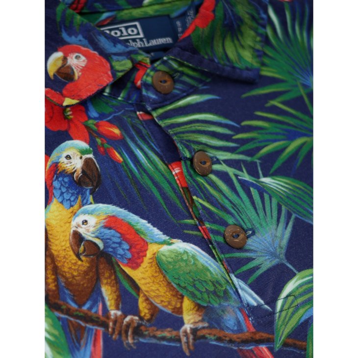 POLO RALPH LAUREN CLASSIC FIT TROPICAL JERSEY POLO SHIRT