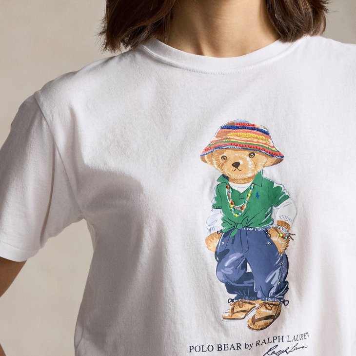 POLO RALPH LAUREN POLO BEAR COTTON T-SHIRT