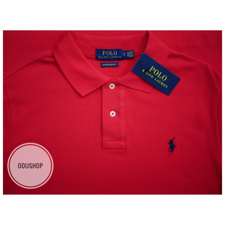 POLO RALPH LAUREN CUSTOM SLIM FIT POLO SHIRT